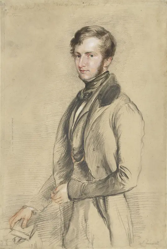 Portret van John Davies Gilbert Wall Art by John Linnell (II) - High-Resolution Digital Print