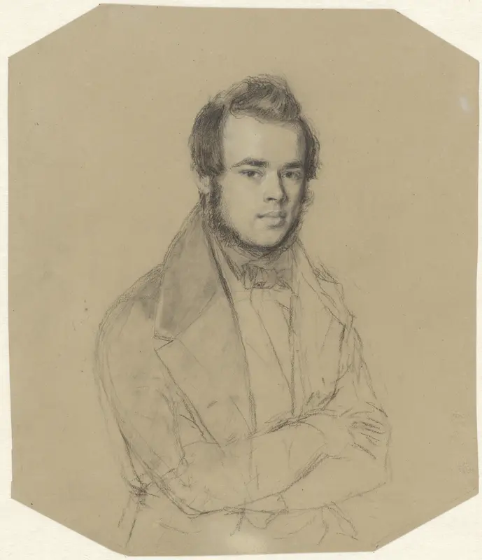 Portret van John Palm Wall Art by Johan Heinrich Neuman - High-Resolution Digital Print
