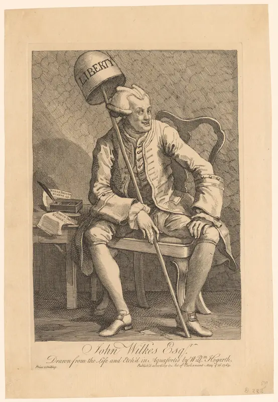 Portret van John Wilkes Esqr. Wall Art by Unknown - High-Resolution Digital Print