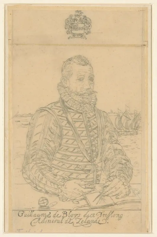 Portret van jonker Willem van Bloys gezegd van Treslong Wall Art by Frederik Hendrik Weissenbruch - High-Resolution Digital Print