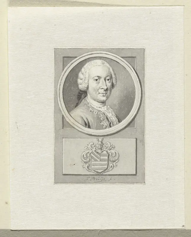 Portret van jonkheer Willem van Haren Wall Art by Jacobus Buys - High-Resolution Digital Print
