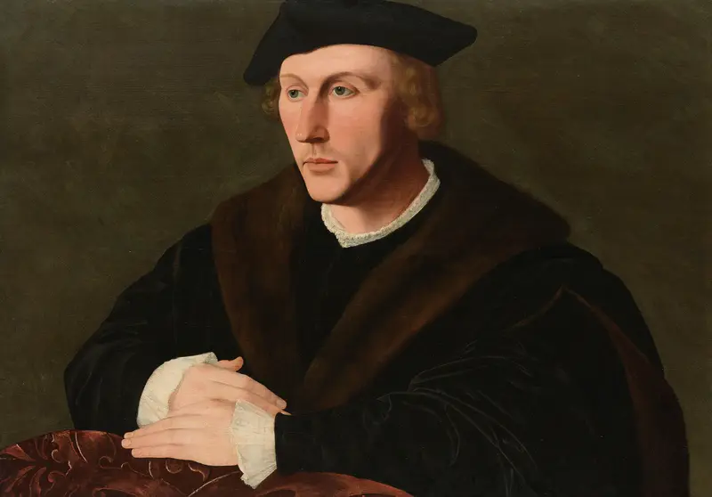 Portret van Joris van Egmond Wall Art by Jan van Scorel - High-Resolution Digital Print