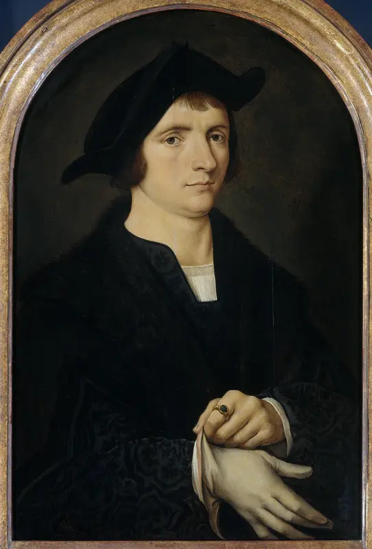 Portret van Joris Vezeleer Wall Art by Unknown - High-Resolution Digital Print