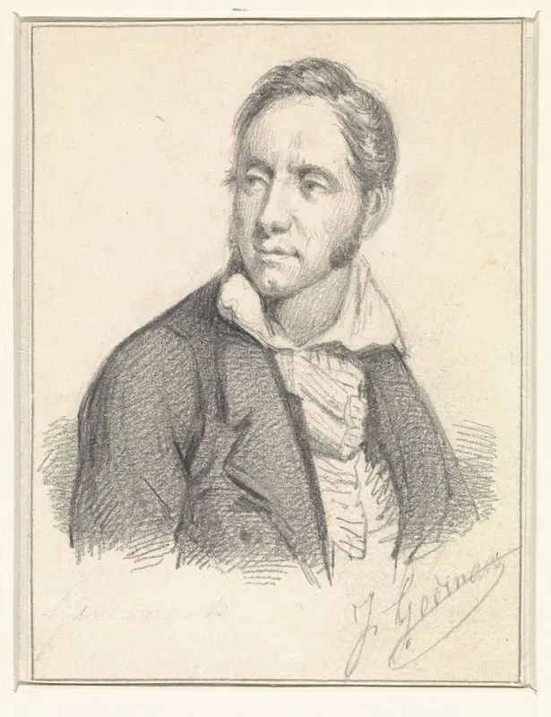 Portret van Josef Geirnaert Wall Art by Jacobus Ludovicus Godinau - High-Resolution Digital Print