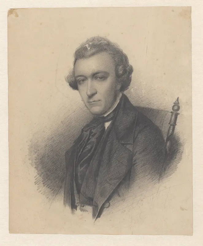 Portret van Joseph Alberdingk Thijm Wall Art by Unknown - High-Resolution Digital Print