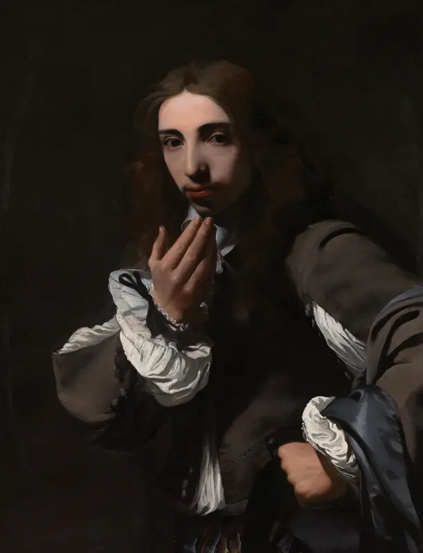 Portret van Joseph Deutz Wall Art by Michael Sweerts - High-Resolution Digital Print