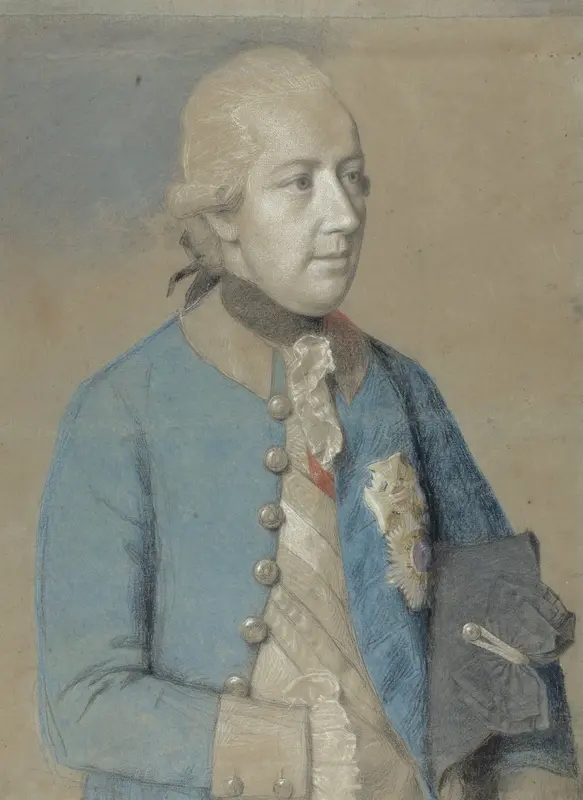 Portret van Joseph II van Oostenrijk (1741-90), Rooms-Duits keizer en later koning van Hongarije en Bohemen Wall Art by Jean-Etienne Liotard - High-Resolution Digital Print