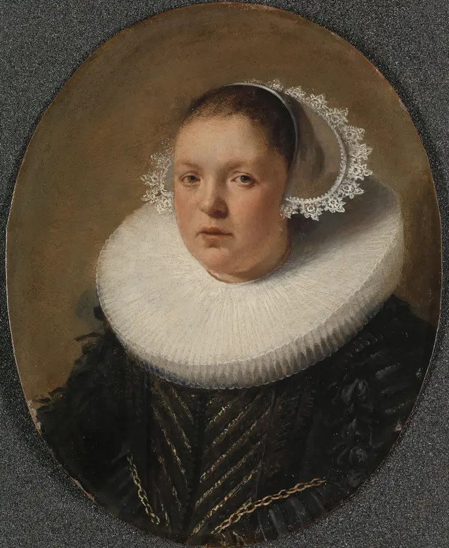Portret van Josina Jansdr. de Carpentier (1601-34) Wall Art by anonymous - High-Resolution Digital Print