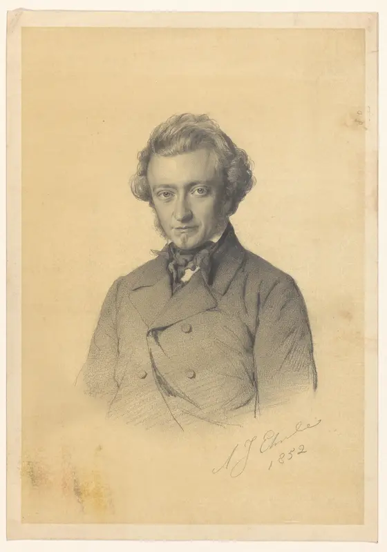Portret van Jozef Alberdingk Thijm Wall Art by Unknown - High-Resolution Digital Print