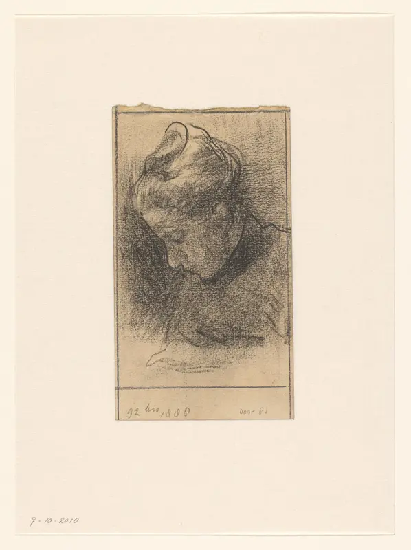 Portret van Justje Wall Art by Jan Veth - High-Resolution Digital Print