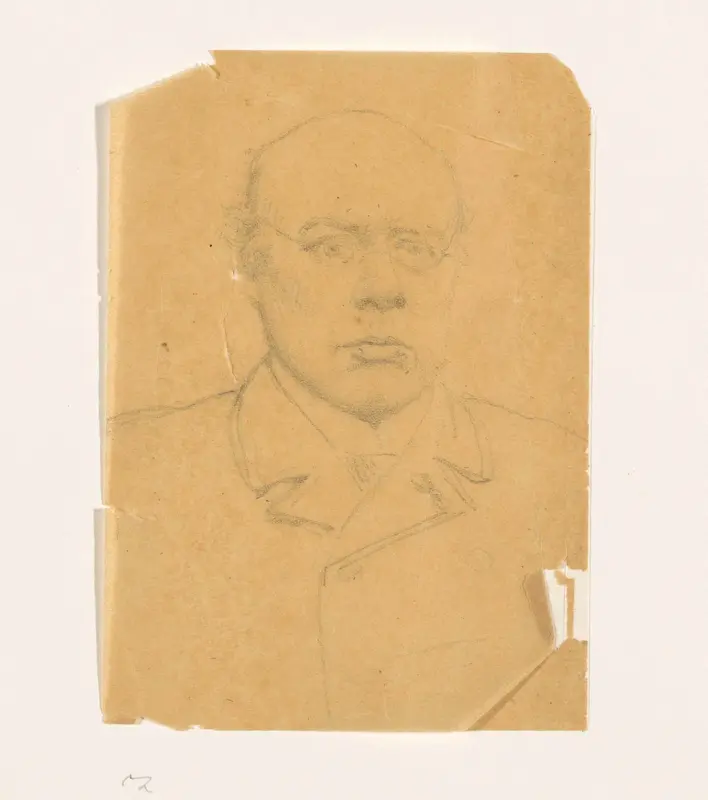 Portret van kamerlid Schaepman Wall Art by Johan Michaël Schmidt Crans - High-Resolution Digital Print
