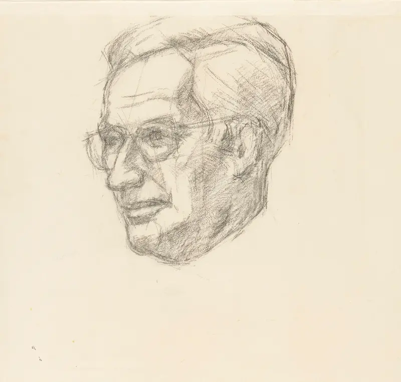 Portret van Karel Gerald Boon Wall Art by Otto B. de Kat - High-Resolution Digital Print