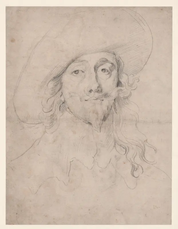 Portret van Karel I, koning van Engeland Wall Art by Anthony van Dyck - High-Resolution Digital Print