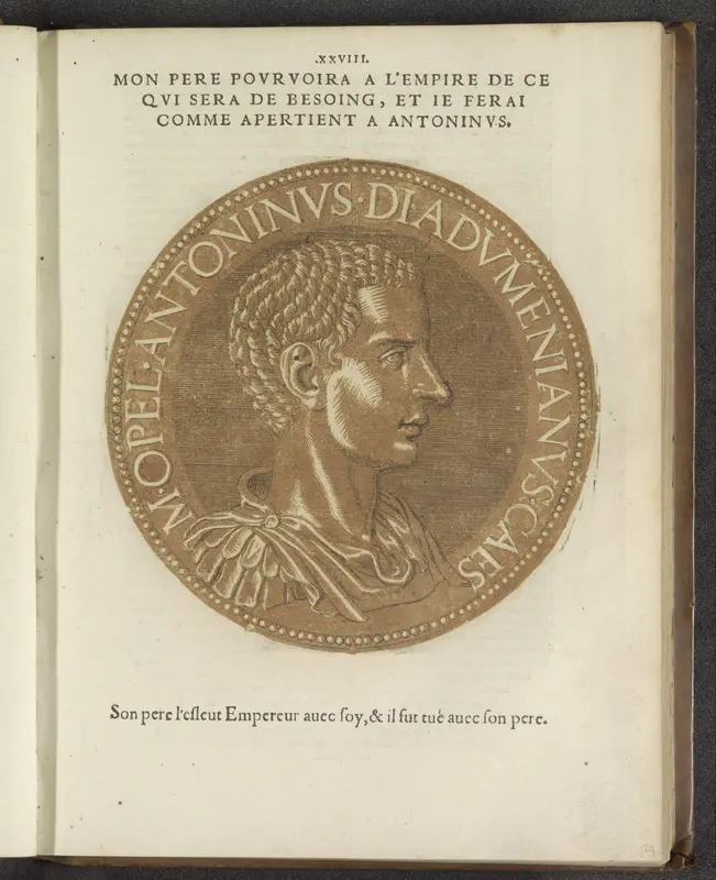 Portret van keizer Diadumenianus Wall Art by Gillis Coppens van Diest (I) - High-Resolution Digital Print