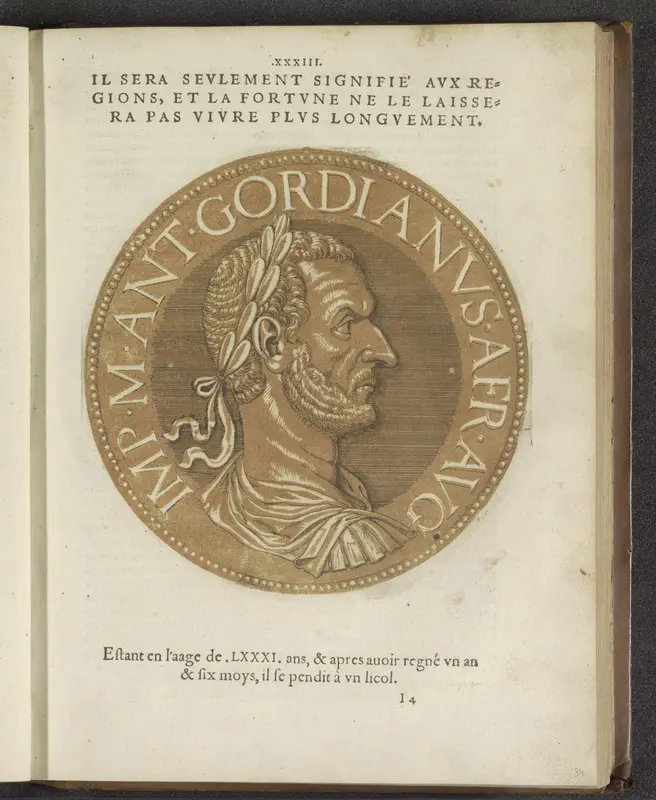 Portret van keizer Gordianus I Wall Art by Joos Gietleughen - High-Resolution Digital Print