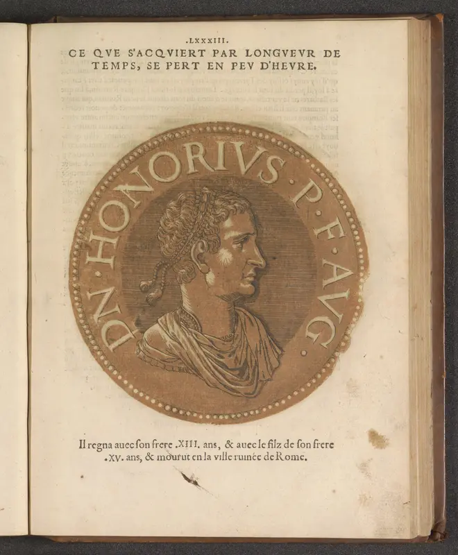 Portret van keizer Honorius Wall Art by Joos Gietleughen - High-Resolution Digital Print