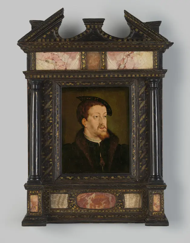 Portret van keizer Karel V Wall Art by Unknown - High-Resolution Digital Print