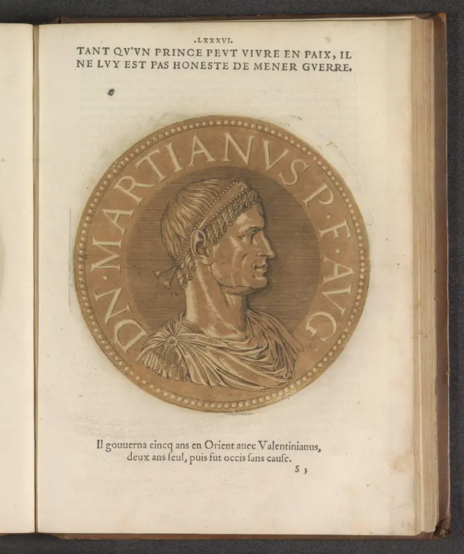 Portret van keizer Marcianus Wall Art by Joos Gietleughen - High-Resolution Digital Print