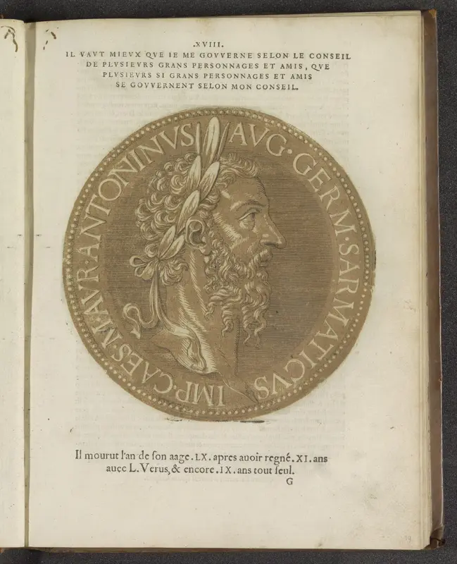 Portret van keizer Marcus Aurelius Wall Art by Gillis Coppens van Diest (I) - High-Resolution Digital Print