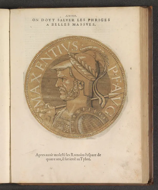 Portret van keizer Maxentius Wall Art by Gillis Coppens van Diest (I) - High-Resolution Digital Print