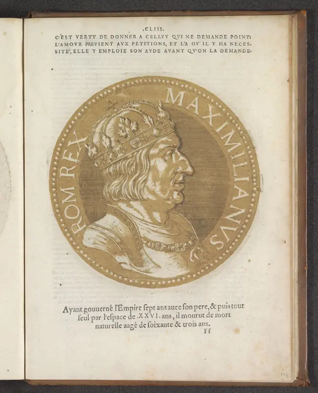 Portret van keizer Maximiliaan I Wall Art by Joos Gietleughen - High-Resolution Digital Print