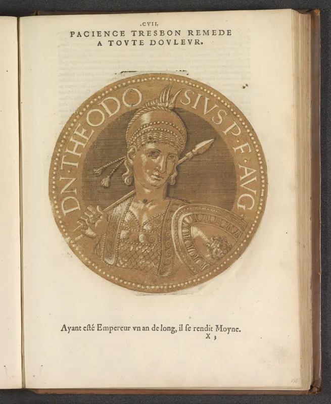 Portret van keizer Theodosius III Wall Art by Gillis Coppens van Diest (I) - High-Resolution Digital Print