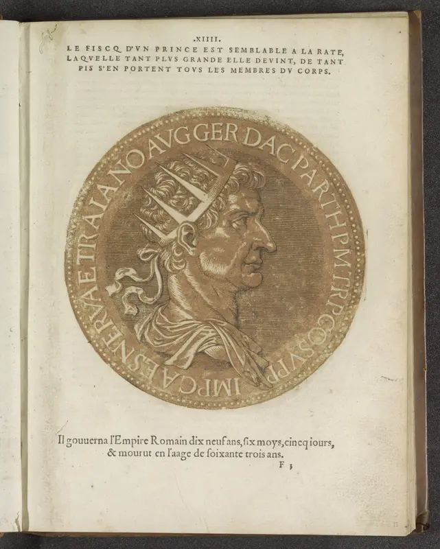 Portret van keizer Trajanus Wall Art by Gillis Coppens van Diest (I) - High-Resolution Digital Print