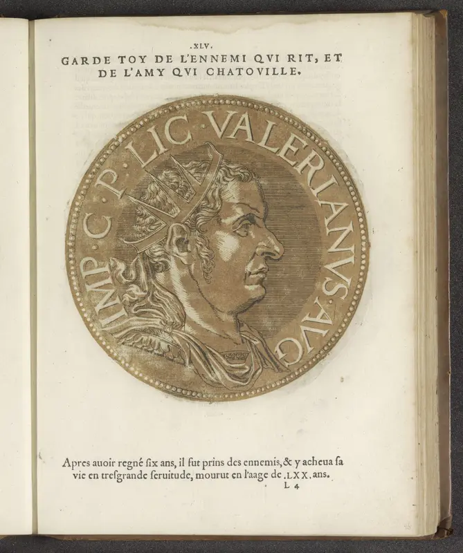 Portret van keizer Valerianus I Wall Art by Joos Gietleughen - High-Resolution Digital Print