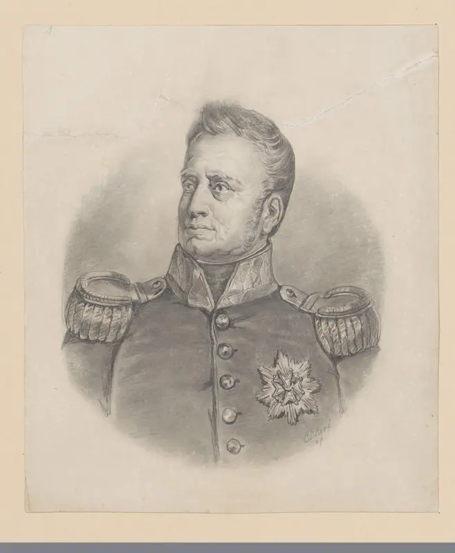 Portret van koning Willem I Wall Art by Unknown - High-Resolution Digital Print