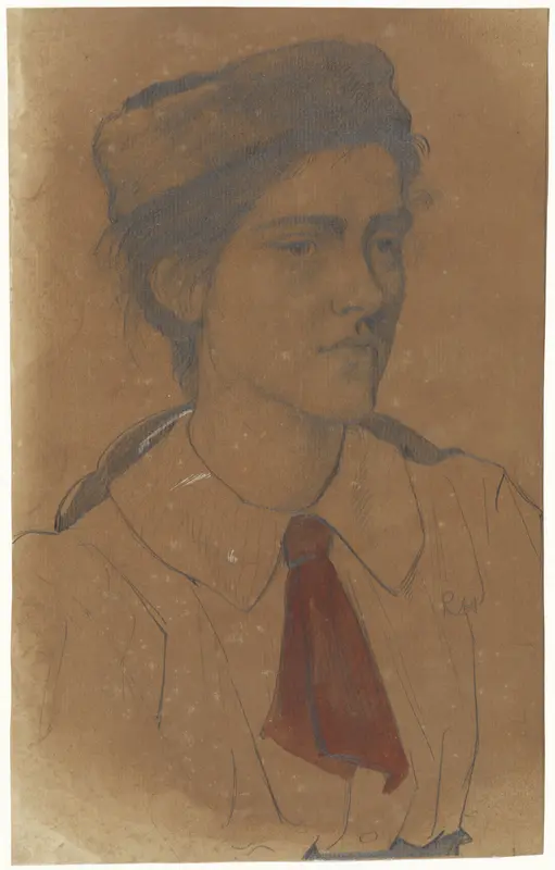 Portret van Kootje Martinet uit Loenen Wall Art by Richard Nicolaüs Roland Holst - High-Resolution Digital Print