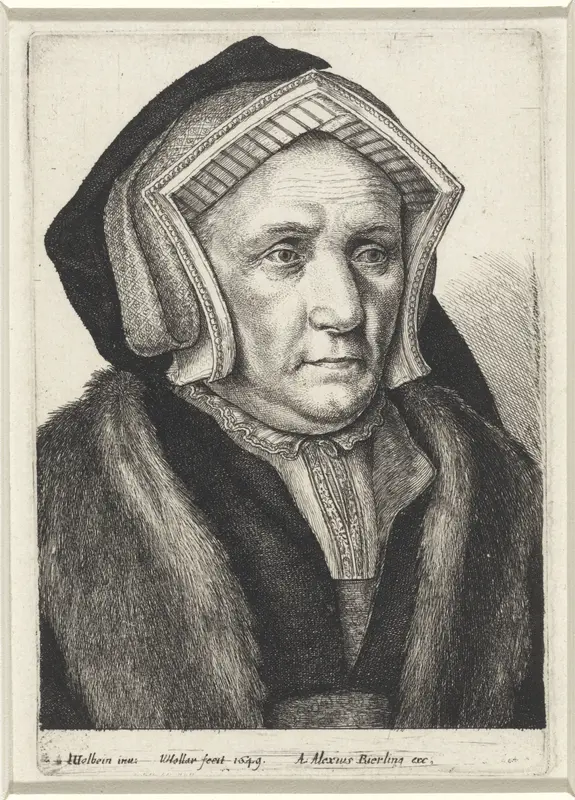 Portret van Lady Margaret Butts Wall Art by Unknown - High-Resolution Digital Print