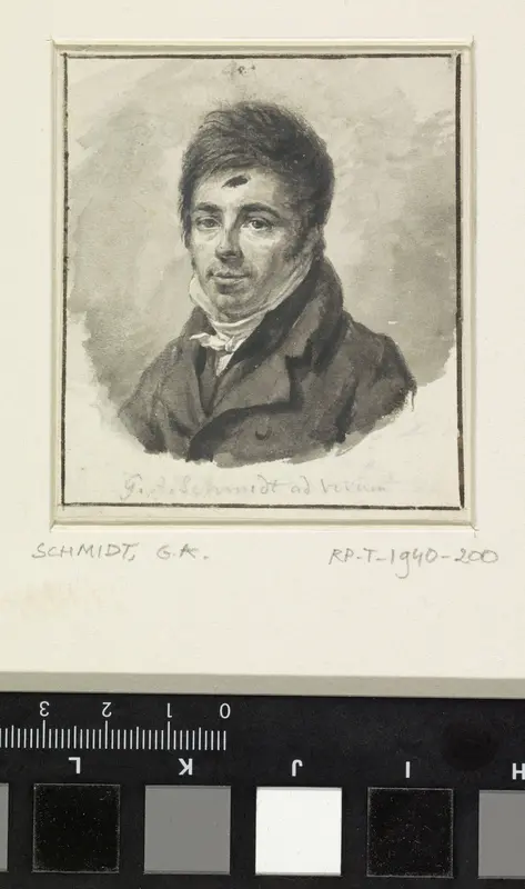 Portret van Leendert de Koningh Wall Art by George Adam Schmidt - High-Resolution Digital Print
