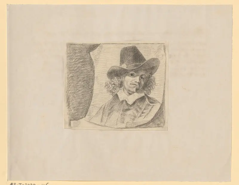 Portret van Leonaert Bramer Wall Art by anonymous - High-Resolution Digital Print