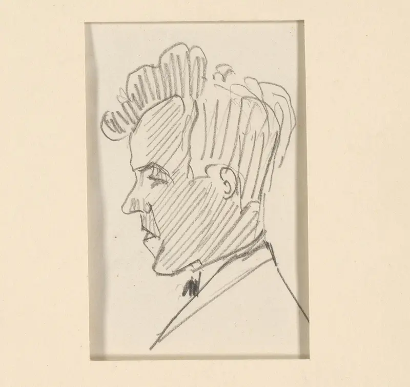 Portret van Leonard Pieter Versteeg Wall Art by anonymous - High-Resolution Digital Print