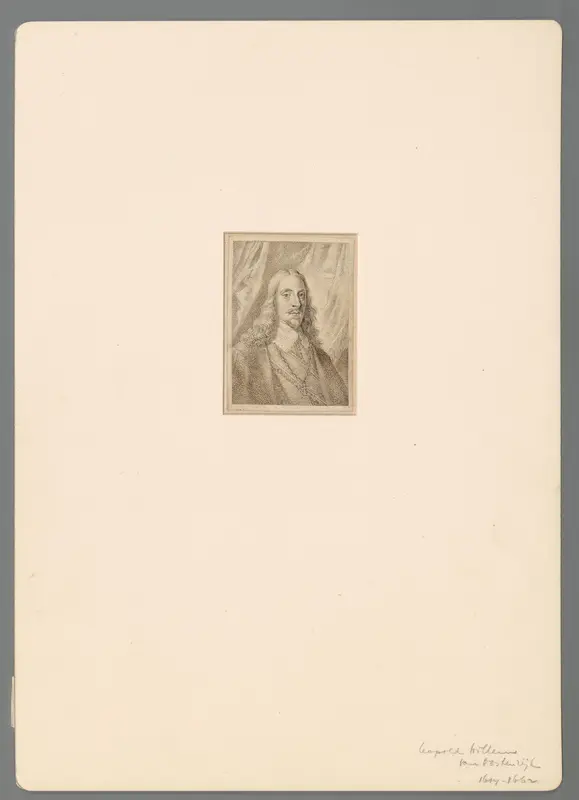 Portret van Leopold Willem van Oostenrijk Wall Art by Unknown - High-Resolution Digital Print
