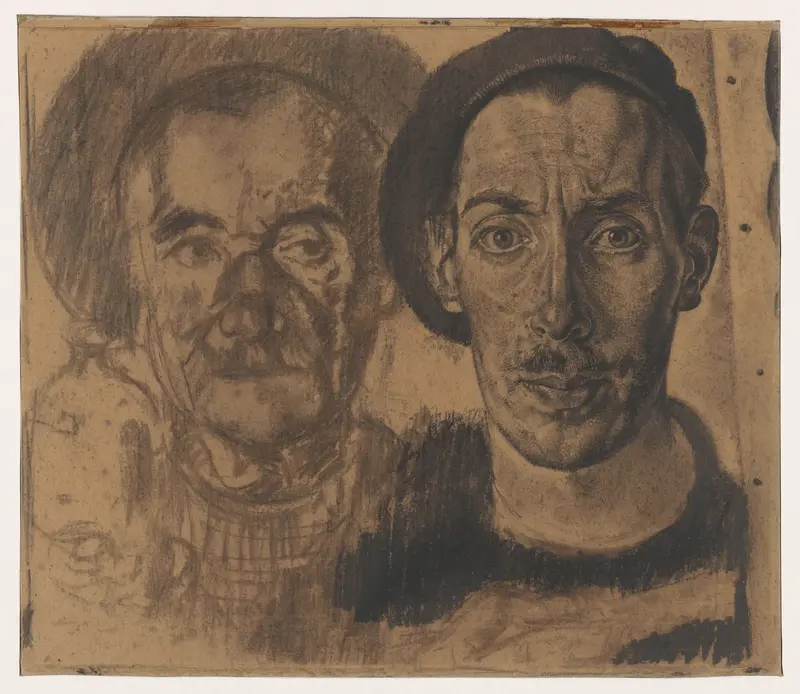 Portret van Libbe en Dick Ket Wall Art by Dick Ket - High-Resolution Digital Print