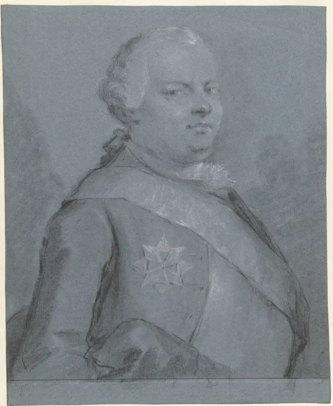 Portret van Lodewijk Ernst Hertog van Brunswijk-Wolffenbüttel Wall Art by Aert Schouman - High-Resolution Digital Print