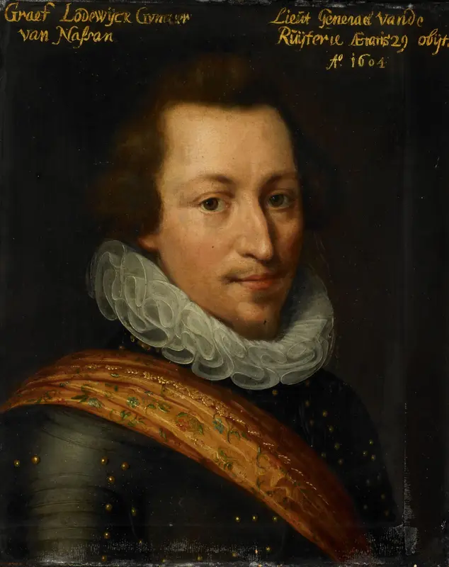 Portret van Lodewijk Günther (1575-1604), graaf van Nassau Wall Art by Unknown - High-Resolution Digital Print