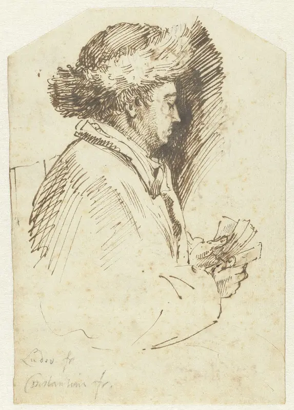 Portret van Lodewijk Huygens Wall Art by Constantijn Huygens (II) - High-Resolution Digital Print