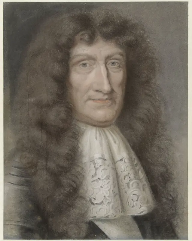 Portret van Louis Godefroi d'Estrades Wall Art by Wallerant Vaillant - High-Resolution Digital Print
