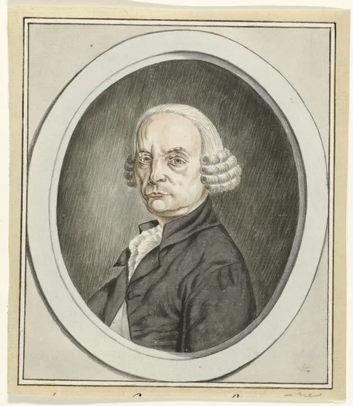 Portret van Lucas van Steveninck, 1787 Wall Art by anonymous - High-Resolution Digital Print