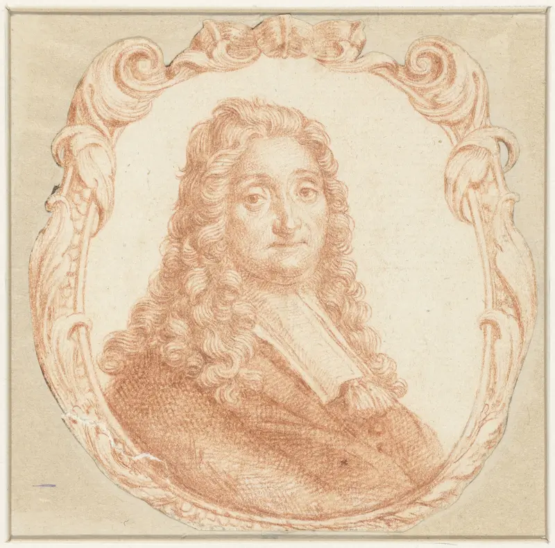 Portret van Ludolf Bakhuysen Wall Art by Jacob Houbraken - High-Resolution Digital Print