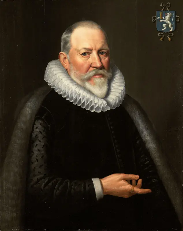 Portret van Maerten Ruychaver (1545-1626) Wall Art by Unknown - High-Resolution Digital Print