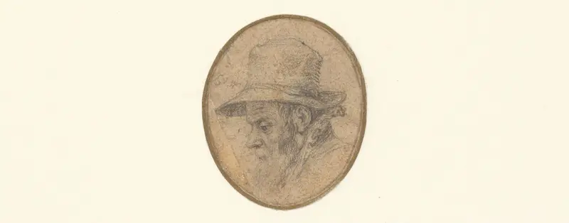 Portret van man van middelbare leeftijd met een hoed Wall Art by Jacques de Gheyn (II) - High-Resolution Digital Print