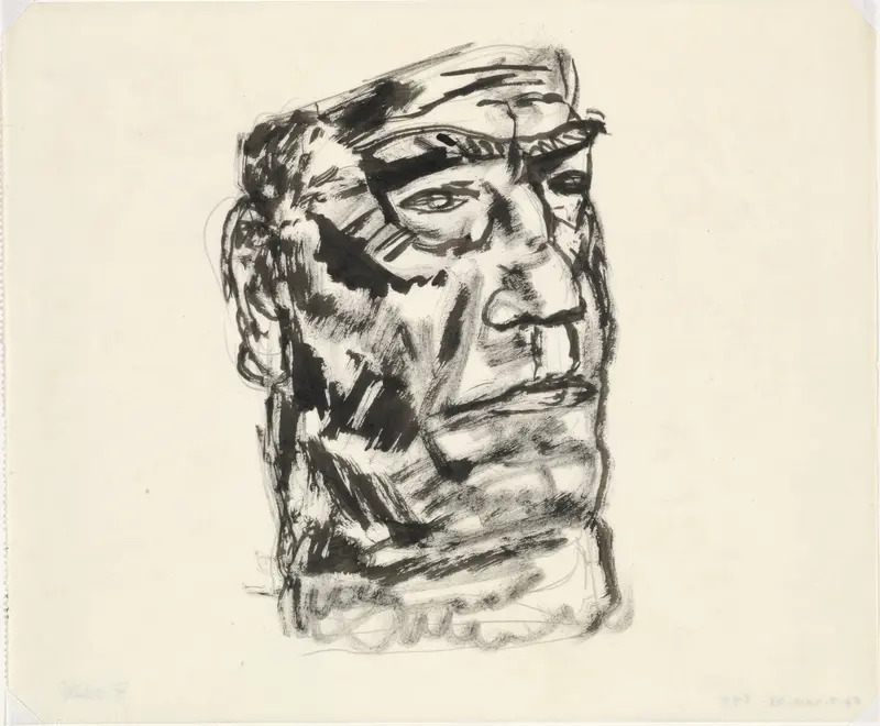 Portret van man Wall Art by Leo Gestel - High-Resolution Digital Print