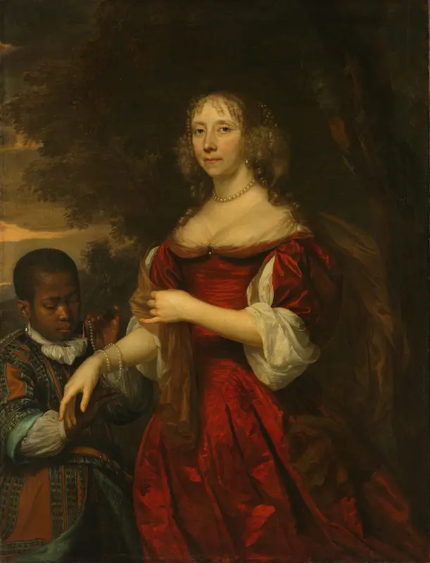 Portret van Margaretha van Raephorst (1625-90) Wall Art by Unknown - High-Resolution Digital Print