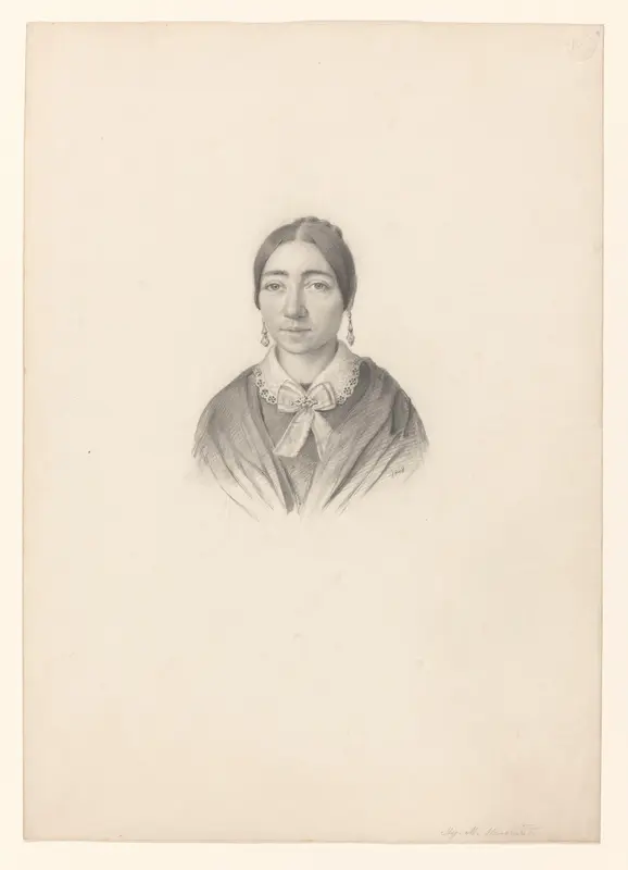 Portret van Maria Lucia Steuerwald Wall Art by Christian Heinrich Gottlieb Steuerwald - High-Resolution Digital Print