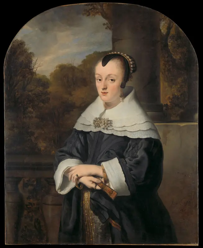 Portret van Maria Rey Wall Art by Ferdinand Bol - High-Resolution Digital Print