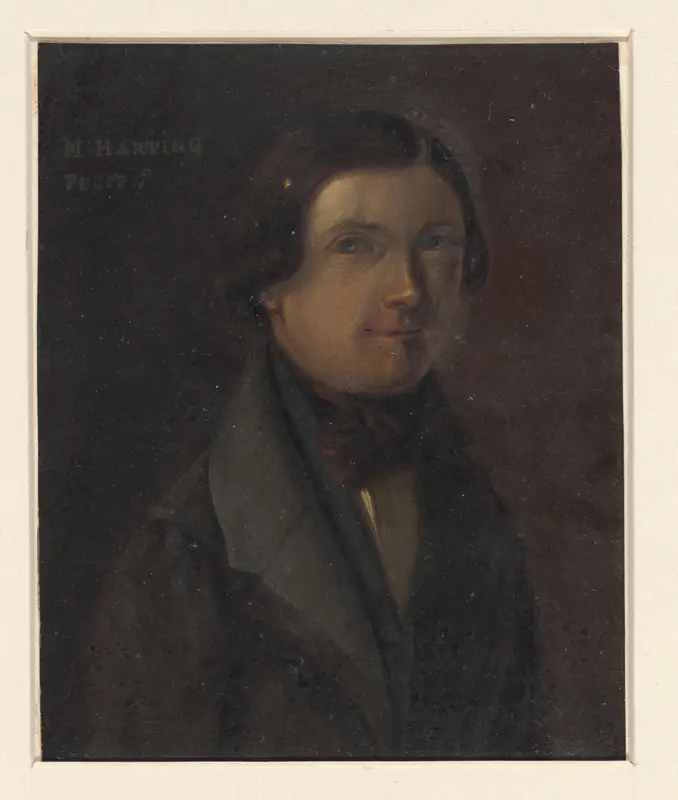 Portret van Martinus Harting Wall Art by Martinus Harting - High-Resolution Digital Print
