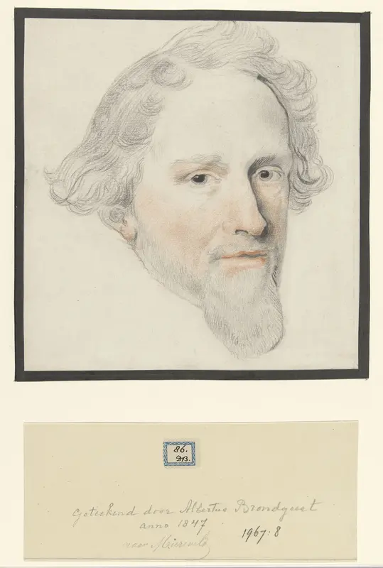 Portret van Maurits, prins van Oranje-Nassau Wall Art by Albertus Brondgeest - High-Resolution Digital Print